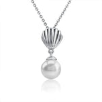 Pearl Seashell Pendant Pendant Island by Koa Nani Freshwater Pearl 