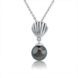 Pearl Seashell Pendant Pendant Island by Koa Nani Tahitian Pearl 