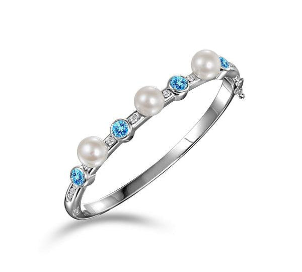 Pearl Stars Align Bangle Bangle Island by Koa Nani 