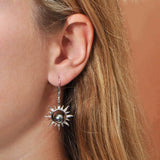 Pearl Sun Earrings Earrings Island by Koa Nani 