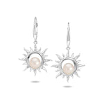 Pearl Sun Earrings Earrings Island by Koa Nani Freshwater Pearl 