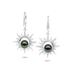 Pearl Sun Earrings Earrings Island by Koa Nani Tahitian Pearl 