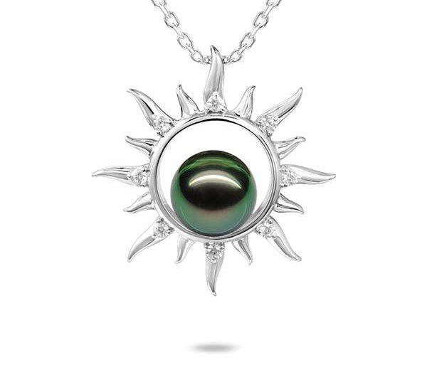 Pearl Sun Pendant Pendant Island by Koa Nani Tahitian Pearl 