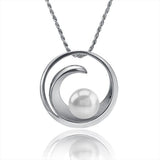 Pearl Wave Pendant Pendant Island by Koa Nani Freshwater Pearl 
