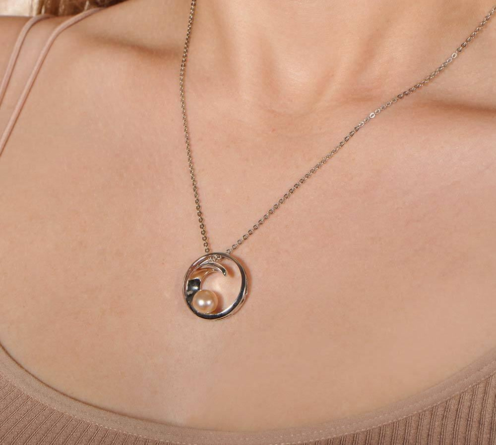 Pearl Wave Pendant Pendant Island by Koa Nani 