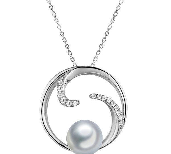 Pearl Where Oceans Meet Pendant Pendant Island by Koa Nani Freshwater Pearl 