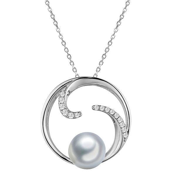 Pearl Where Oceans Meet Pendant Pendant Island by Koa Nani Freshwater Pearl 