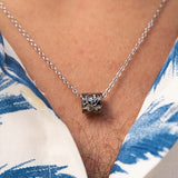 Plumeria Engraved Barrel Pendant Pendant Island by Koa Nani 