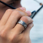 Plumeria Engraved Ring Ring Island by Koa Nani 