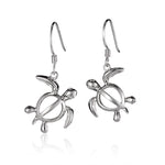 Polynesian Honu Hook Earrings Earrings Island by Koa Nani 