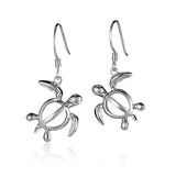 Polynesian Honu Hook Earrings Earrings Island by Koa Nani 