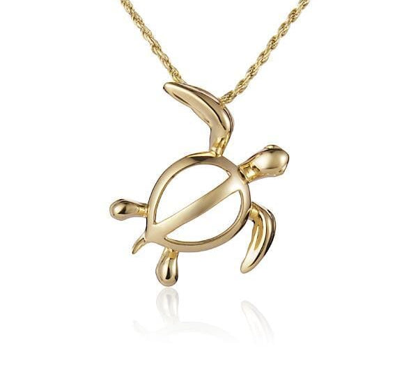 Polynesian Honu Pendant Pendant Island by Koa Nani Small 