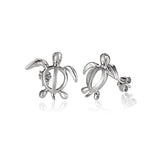 Polynesian Honu Stud Earrings Earrings Island by Koa Nani 