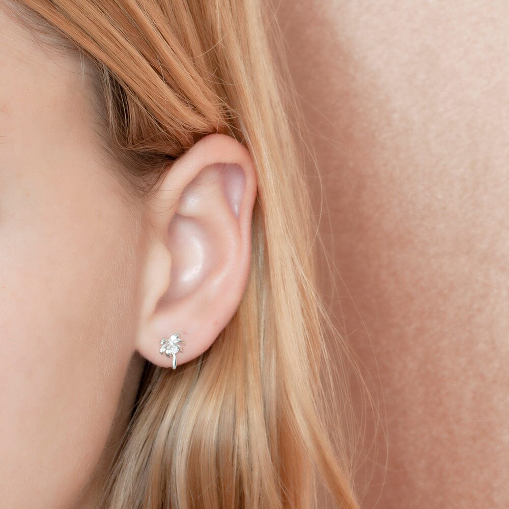 Queen Palm Tree Earrings Earrings Island by Koa Nani Small 