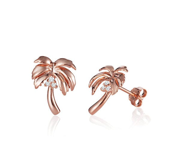 Queen Palm Tree Earrings Earrings Island by Koa Nani Small 