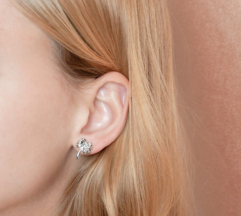Queen Palm Tree Earrings Earrings Island by Koa Nani 