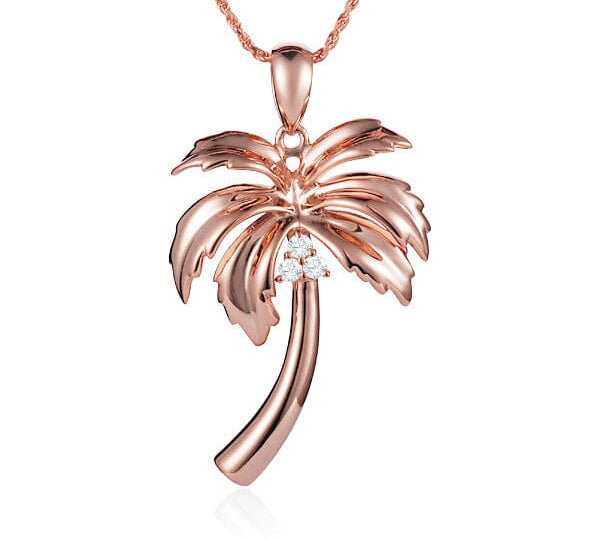 Queen Palm Tree Pendant Pendant Island by Koa Nani Medium 