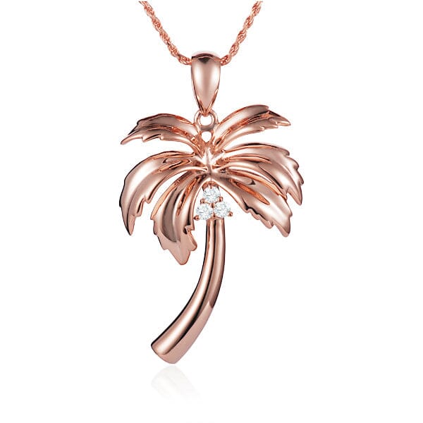 Queen Palm Tree Pendant Pendant Island by Koa Nani Medium 