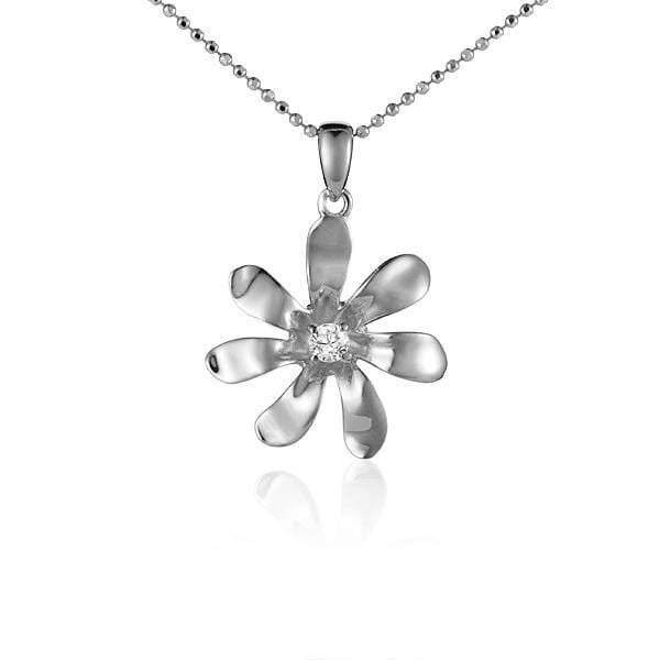Tiare Flower Pendant Pendant Island by Koa Nani Small 