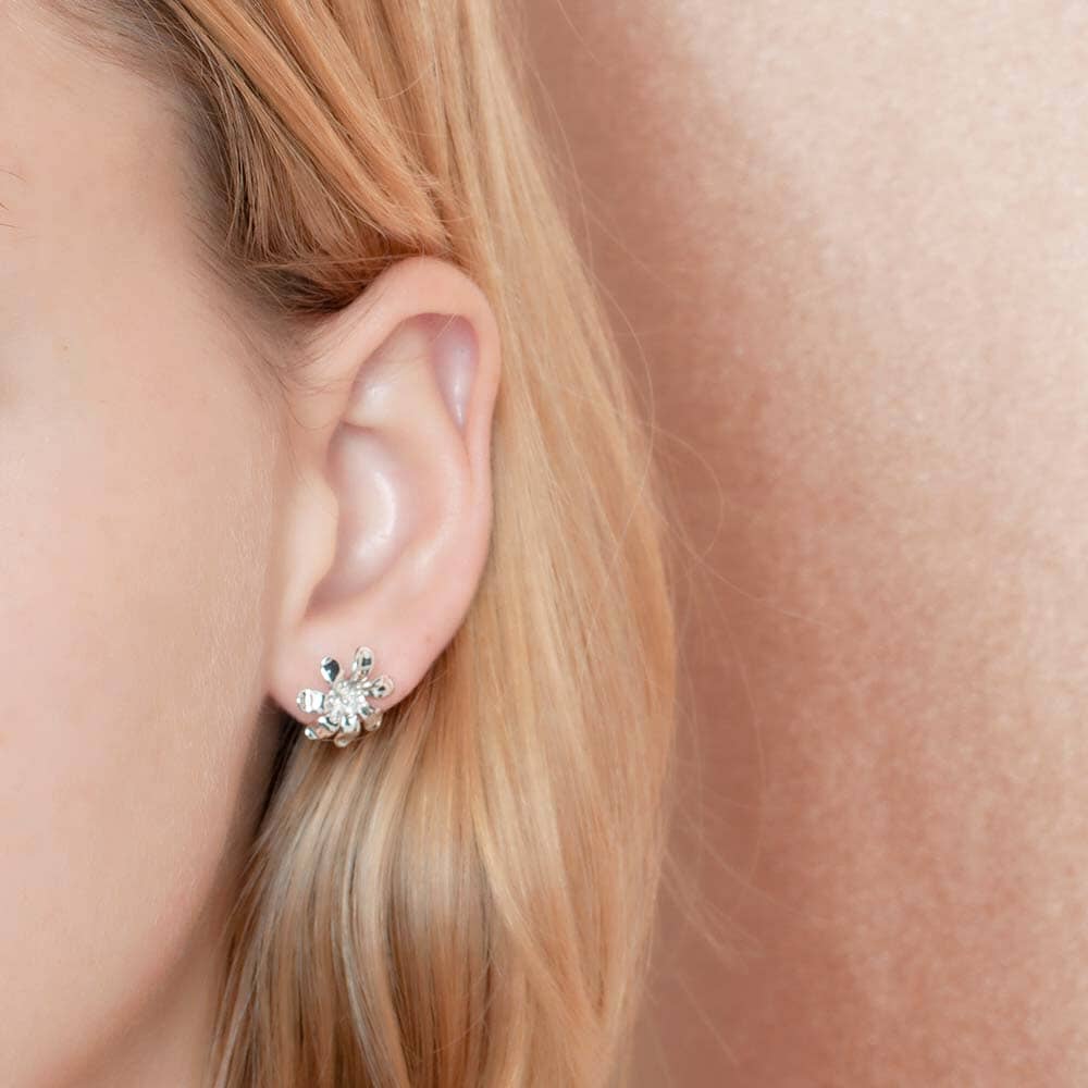 Tiare Flower Stud Earrings Earrings Island by Koa Nani 