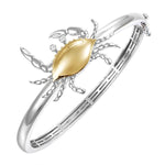 Two-Tone Blue Crab Bangle Bangle Island by Koa Nani 