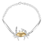 Two-Tone Blue Crab Bracelet Bracelet Island by Koa Nani 