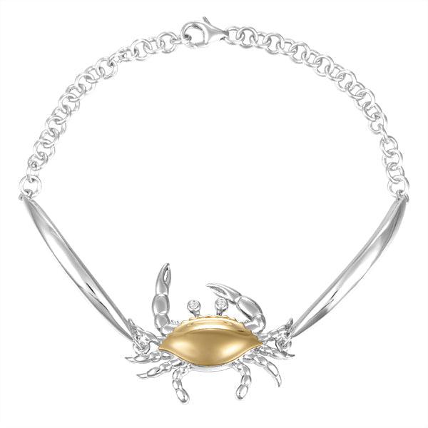 Two-Tone Blue Crab Bracelet Bracelet Island by Koa Nani 
