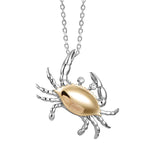 Two-Tone Blue Crab Pendant Pendant Island by Koa Nani 