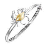 Two-Tone Chesapeake Blue Crab Bangle Bangle Island by Koa Nani 