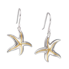 Two-Tone Dancing Hokuhele Earrings Earrings Island by Koa Nani 
