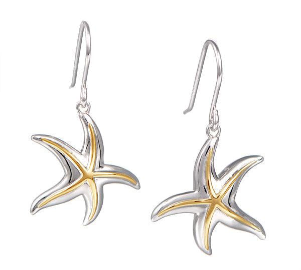 Two-Tone Dancing Hokuhele Earrings Earrings Island by Koa Nani 