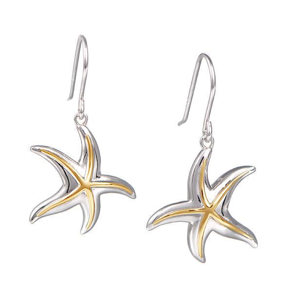 Two-Tone Dancing Hokuhele Earrings Earrings Island by Koa Nani 