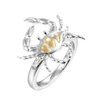 Two-Tone Dungeness Crab Ring Rings Island by Koa Nani 5.0 