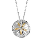 Two-Tone Living Sand Dollar Pendant Pendant Island by Koa Nani 