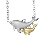 Two-Tone Makuahine Dolphin Necklace Necklace Island by Koa Nani 