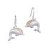 Two-Tone Nai'a Lei Earrings Earrings Island by Koa Nani 