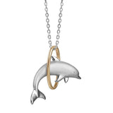 Two-Tone Nai’a Spirit Pendant Pendant Island by Koa Nani 