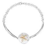 Two-Tone Ocean Isle Sand Dollar Bracelet Bracelet Island by Koa Nani 