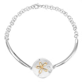 Two-Tone Ocean Isle Sand Dollar Bracelet Bracelet Island by Koa Nani 