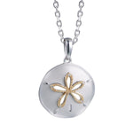 Two-Tone Ocean Isle Sand Dollar Pendant Pendant Island by Koa Nani 