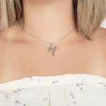 Two-Tone Queen Palm Tree Pendant Pendant Island by Koa Nani 