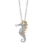 Two-Tone Reef Seahorse Pendant Pendant Island by Koa Nani 