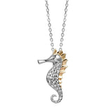 Two-Tone Reef Seahorse Pendant Pendant Island by Koa Nani 