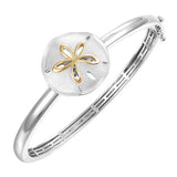 Two-Tone Sand Dollar Bangle Bangle Island by Koa Nani 