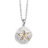 Two-Tone Sand Dollar Pendant Pendant Island by Koa Nani 