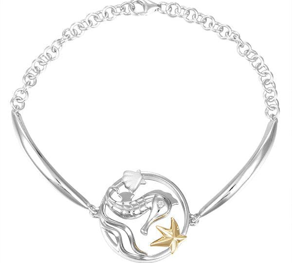 Two-Tone Sea Life Bracelet Bracelet Island by Koa Nani 