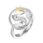 Two-Tone Sea Life Ring Rings Island by Koa Nani 5.0 