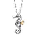 Two-Tone Seahorse Pendant Pendant Island by Koa Nani 