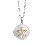 Two-Tone Seashore Sand Dollar Pendant Pendant Island by Koa Nani 