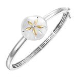 Two-Tone Sunset Sand Dollar Bangle Bangle Island by Koa Nani 